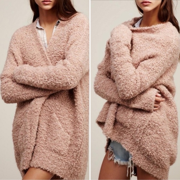 Free People oversized fuzzy cardigan - Picture 8 of 8